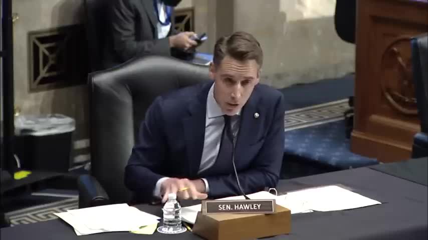 Senator Hawley Slams Extreme Partisan Biden Nom, Weaponization of Federal Government
