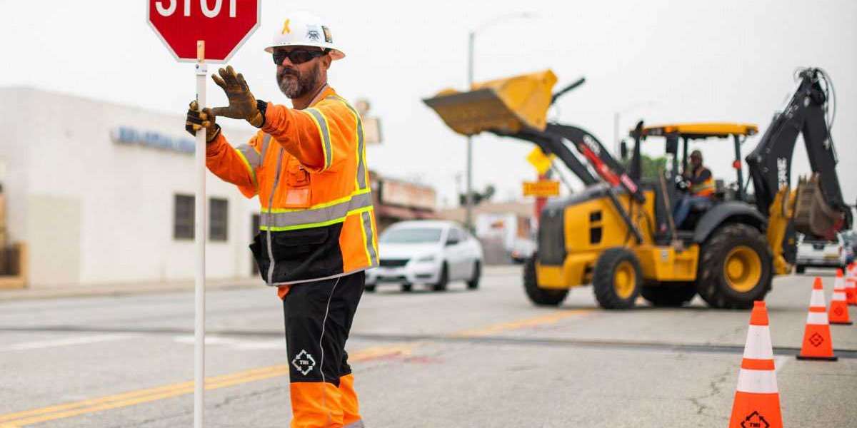 Enhancing Road Safety: Traffic Control Flagging Services in California