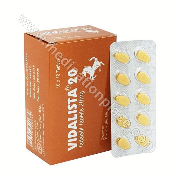Vidalista 20 mg | Generic Cialis | Tadalafil | Uses