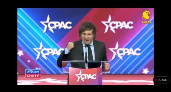 Argentina’s Javier Milei Gets Rock Star Welcome at CPAC – Greets Trump Backstage!