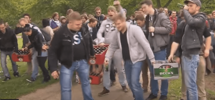 Muslim migrants beat up four local Germans because they drank alcohol on Father’s Day and that is not allowed in Islam – Allah's Willing Executioners